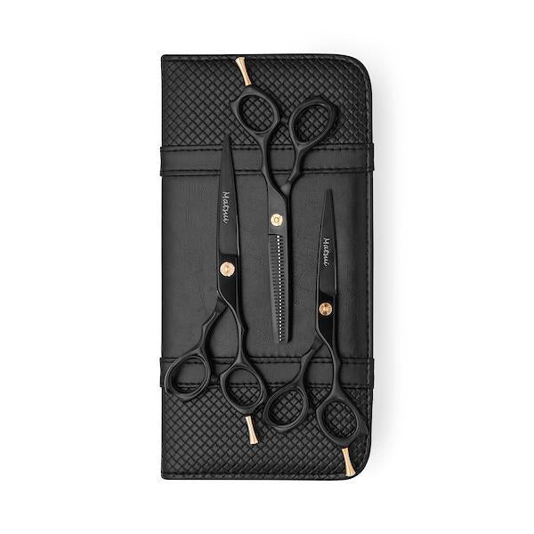Matsui Matte Black Precision Triple Set - Scissor Tech USA (1639214579778)
